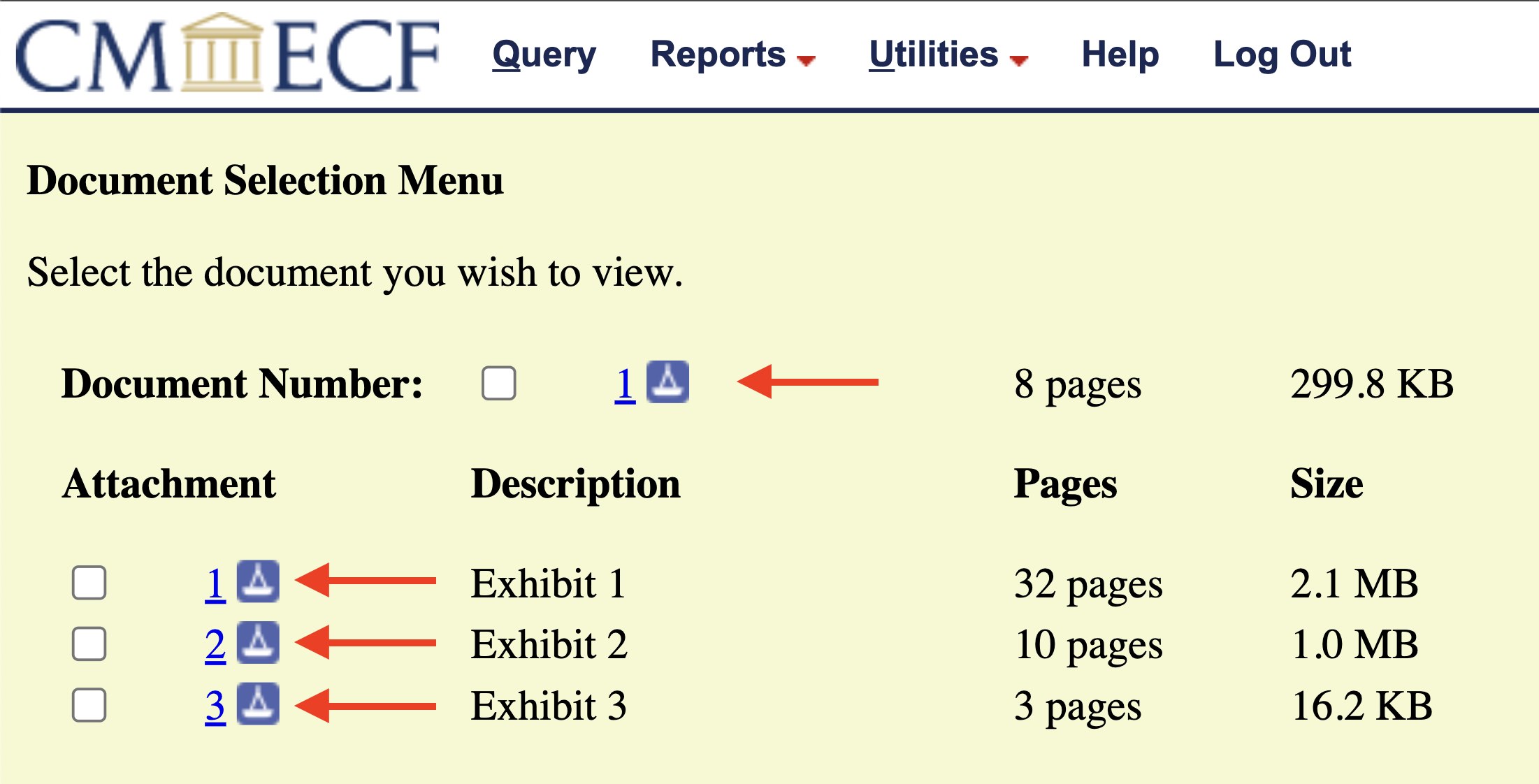 Attachment page for Stormy Daniels case showing link to RECAP